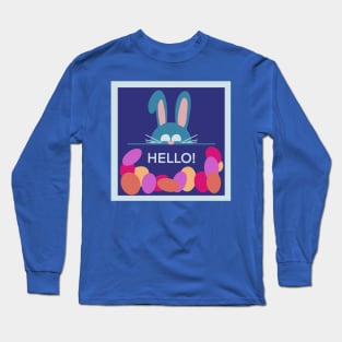 Friendly Easter Bunny Long Sleeve T-Shirt